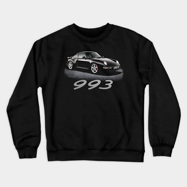 turbo 993 Crewneck Sweatshirt by retroracing